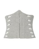 Jonathan Simkhai Whipstitch Corset Grey S