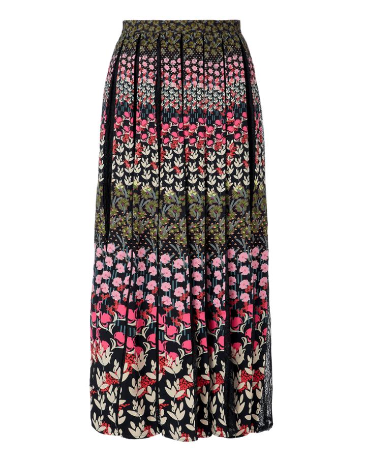 Saloni London Saloni Nuri Lace Maxi Skirt Pri-abstract Zero