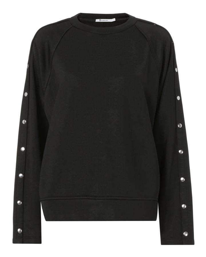 T By Alexander Wang Snap Sweatshirt