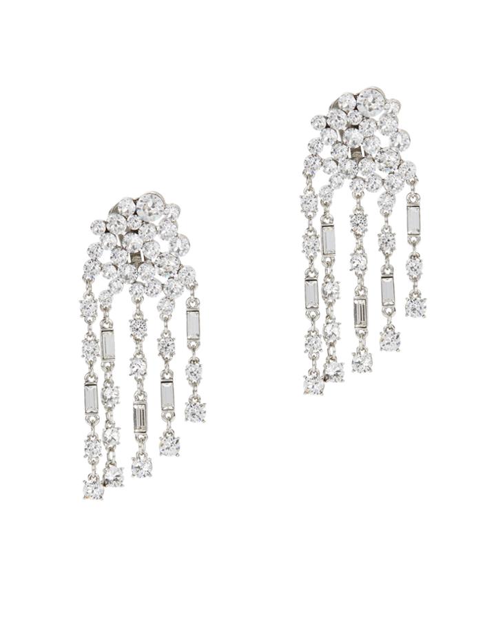 Oscar De La Renta Chime Earrings Silver 1size
