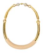 Lizzie Fortunato Saddle Necklace Gold 1size