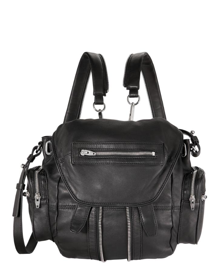 Alexander Wang Marti Mini Leather Backpack Black 1size
