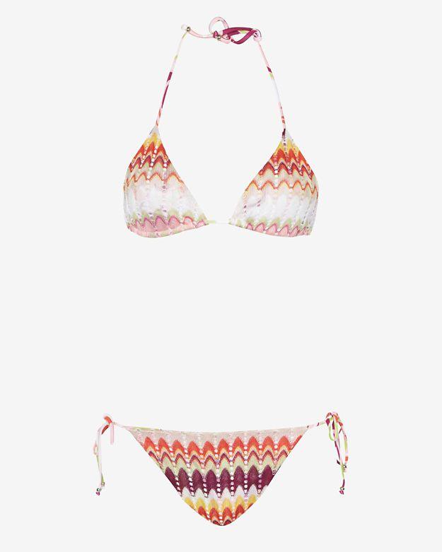 Missoni Mare Perforated Pattern Knit Triangle Bikini- Final Sale