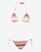 Missoni Mare Perforated Pattern Knit Triangle Bikini- Final Sale