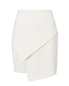 Michelle Mason White Wrap Skirt White 2
