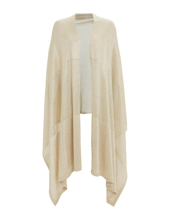 Missoni Gold Metallic Shawl Gold 1size