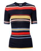 Frame Panel-striped Sweater Multi M