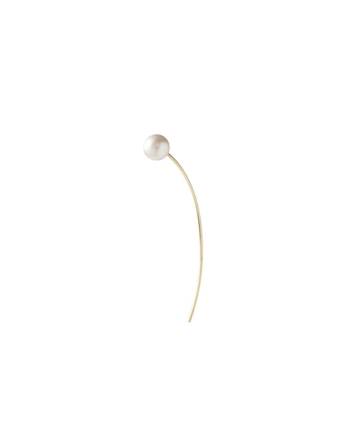 Hirotaka Pearl Arrow Earring Gold 1size
