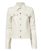 Helmut Lang White Leather Jacket White S