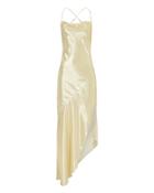 Haney Goldie Champagne Asymmetrical Gown Champagne Gold 2
