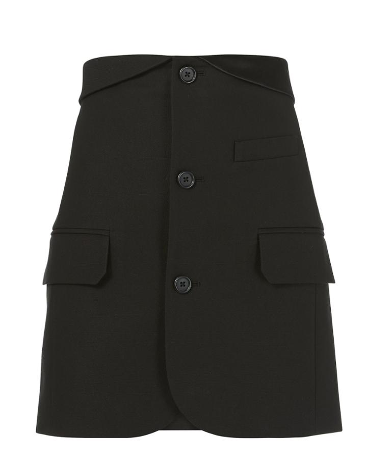 Helmut Lang Blazer Mini Skirt Black 2