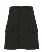 Helmut Lang Blazer Mini Skirt Black 2