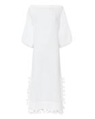 Rhode Resort Delilah Off Shoulder Maxi Dress White P