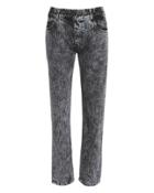 Caroline Constas Remi Jeans Black Acid Wash Denim 27