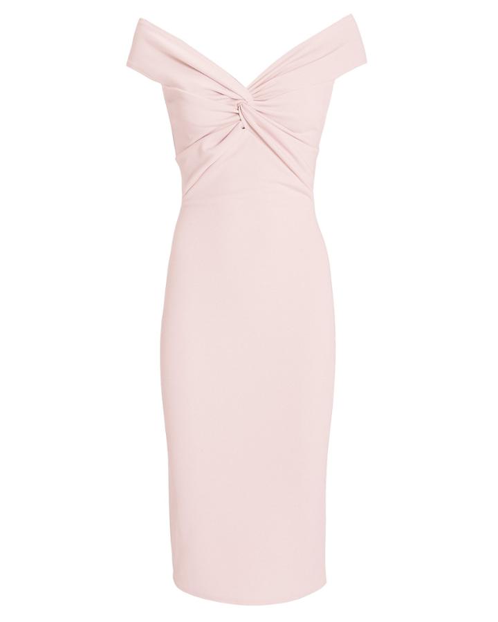 Katie May Harlow Midi Dress Blush S