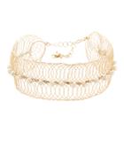 Rosantica Big Bang Pearl Caged Choker Gold/pearl 1size