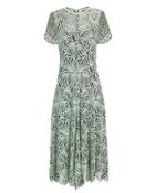 Proenza Schouler Green Lace Midi Dress Spearmint/evergreen 2