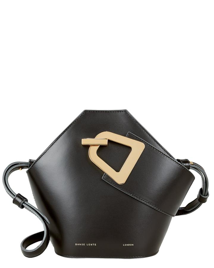 Danse Lente Johnny Leather Clutch Black 1size