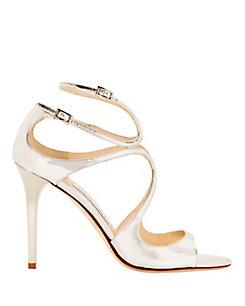 Jimmy Choo Lang Mirrored Sandals
