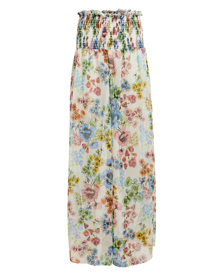 Alexis Christa Floral Sheer Pants White Floral L