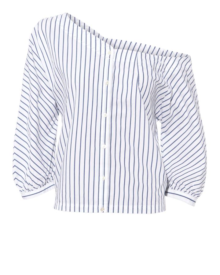 Frame Striped Back Tie Top Multi P