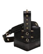 Okhtein Leather Belt Bag Black 1size