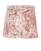 Alexis Kelis Velvet Shorts Blush M