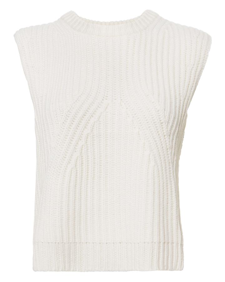 Derek Lam Knit Cropped Shell Ivory S