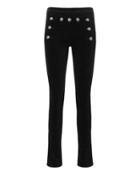 Veronica Beard Denim Veronica Beard Jane Sailor Skinny Velvet Jeans Black 24