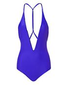 Mikoh Africa Deep V-neck One Piece Swimsuit