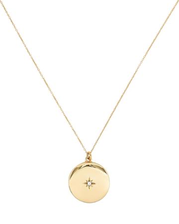 Sasha Samuel Maxine Round Locket Necklace Gold 1size