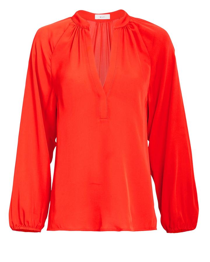 A.l.c. Jules Blouse Poppy 6