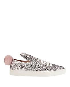 Minna Parikka Faux Fur Pom Glitter Sneakers