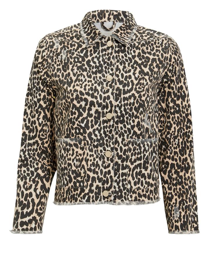 Notes Du Nord Kayla Leopard Jacket Leopard 40
