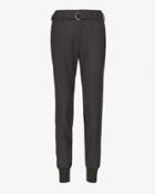 Vince Belted Trouser: Charcoal