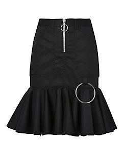 Marques Almeida Ring Detail Peplum Skirt