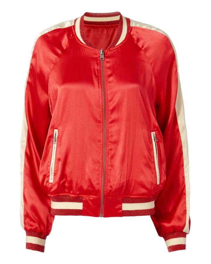 Pam And Gela Pam & Gela Colorblock Red Reversible Track Jacket Red-drk L