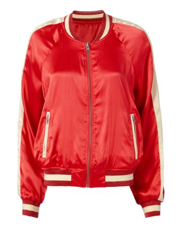 Pam And Gela Pam & Gela Colorblock Red Reversible Track Jacket Red-drk L