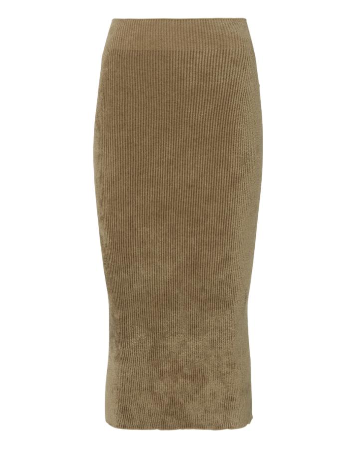 &quot;helmut Lang Velveteen Chenille Skirt&quot;