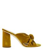 Loeffler Randall Coco Velvet Marigold Sandals