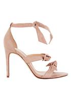 Alexandre Birman Lolita Blush Suede Sandals