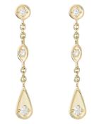 Sydney Evan Yellow-gold And Diamond Marquis Teardrop Earrings Gold 1size