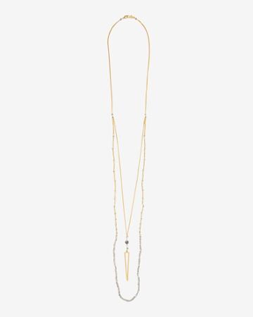 Chan Luu Mystic Labradorite Double Layer Necklace