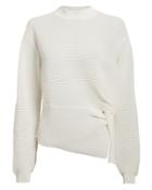Michelle Mason Twisted White Sweater White M