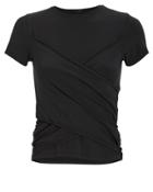 Atm Collection Atm Anthony Thomas Melillo Pima Cotton Twist T-shirt Black M