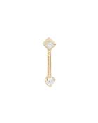 Zoe Chicco Barbell Diamond Stud Gold 1size