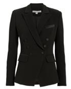 Jonathan Simkhai Satin Trim Black Blazer Black 8
