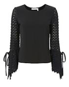 See By Chlo Flared Knit Sleeve Top