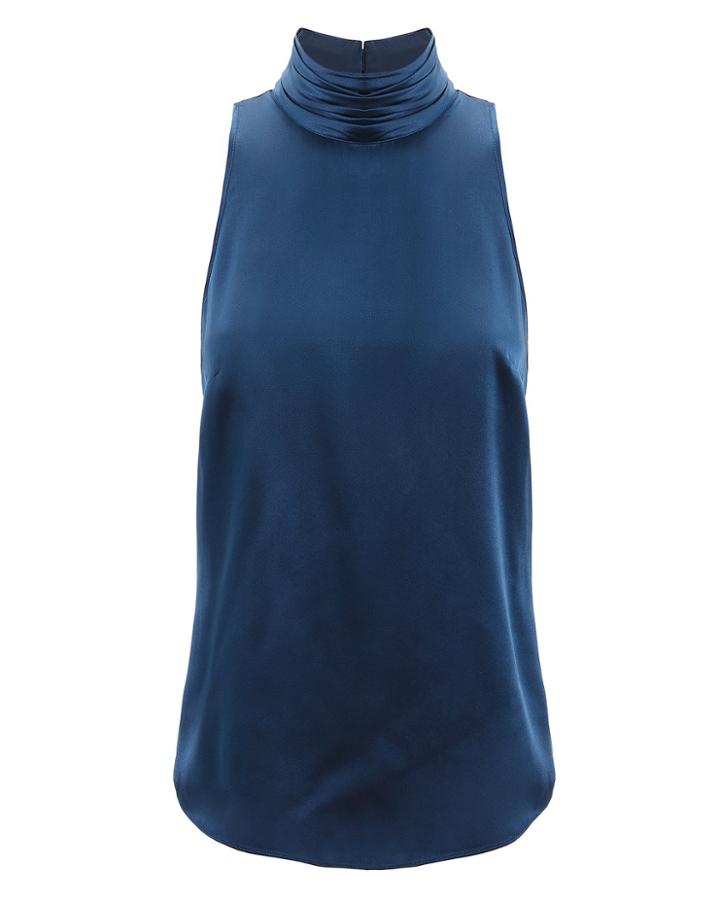 Cinq A Sept Cinq  Sept Jazlyn Blouse Dark Blue L