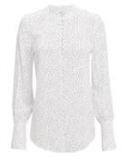 Joie Tariana Button Front Blouse Ivory P